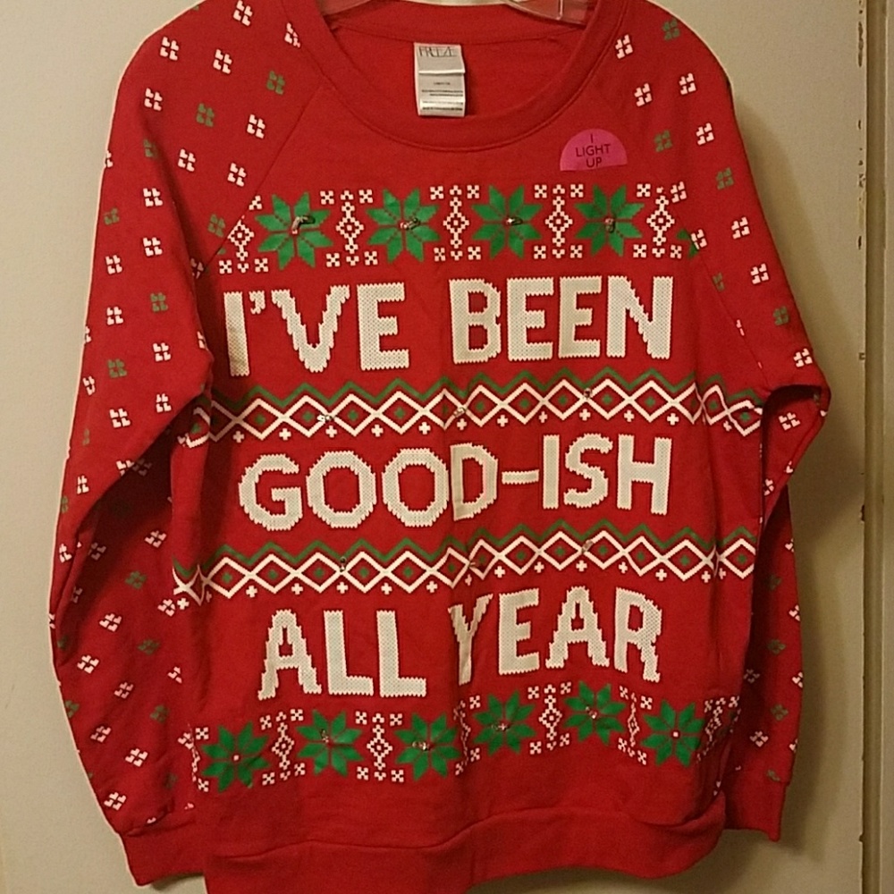 Light up Christmas sweatshirt